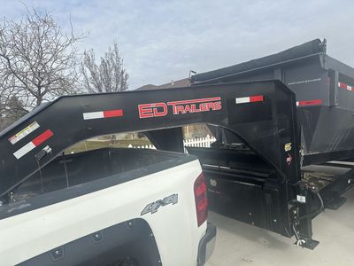 Dumpster trailer and bins