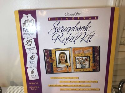 Memory Stor Scrapbook Refill Kit, Archival Safe, Acid Lignin & PVC Free, New