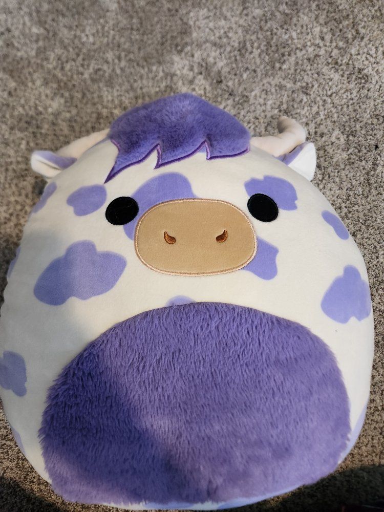 Squishmallows Conway the Cow 16-inch Purple & White Plush Stuffed Animal Toy w/ Tags
