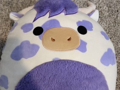 Squishmallows Conway the Cow 16-inch Purple & White Plush Stuffed Animal Toy w/ Tags