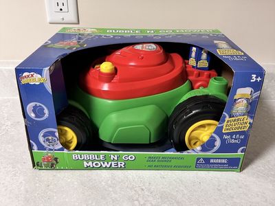 Maxx Bubbles Bubble N Go Mower Toy Brand New in Box