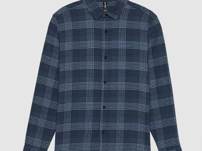 Fox Racing Womens Small Survivalist Stretch Flannel Shirt, Dark Vintage Blue (32837-564-S-L-BIN7)