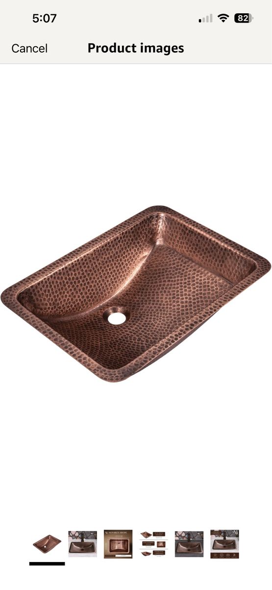 Monarch Abode Bathroom Sink – 21-Inch Venitian Dual Mount