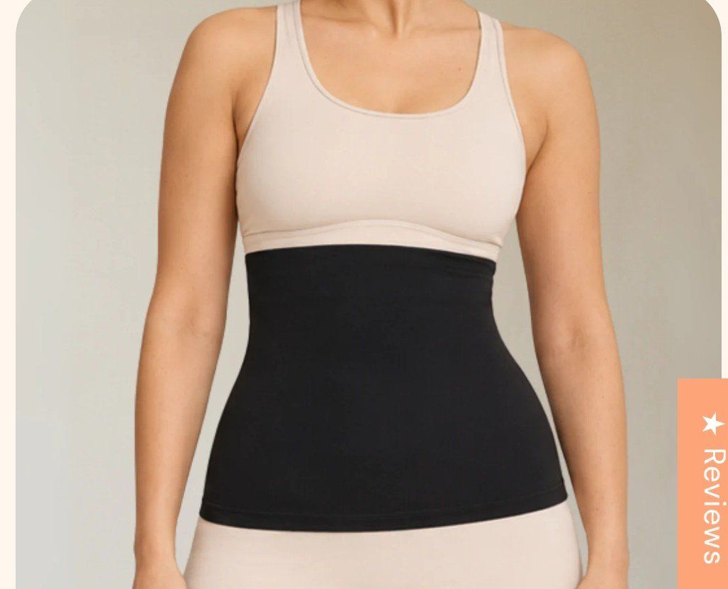 Jelliebend Core Support Band Medium Black Blossom Pelvic Hip Lower Back Compression Wrap Postpartum POTS hEDS SI Belt