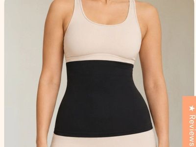 Jelliebend Core Support Band Medium Black Blossom Pelvic Hip Lower Back Compression Wrap Postpartum POTS hEDS SI Belt