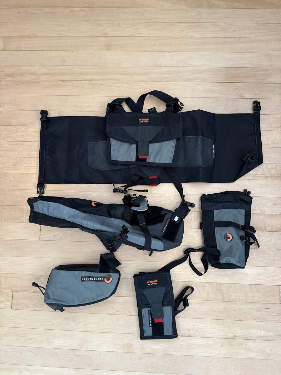 Bike Packing Bag Kit by BEDROCK BAGS