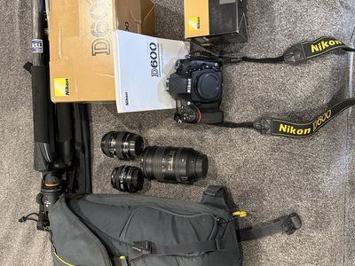 Nikon D600 FX with 3 lenses and more!