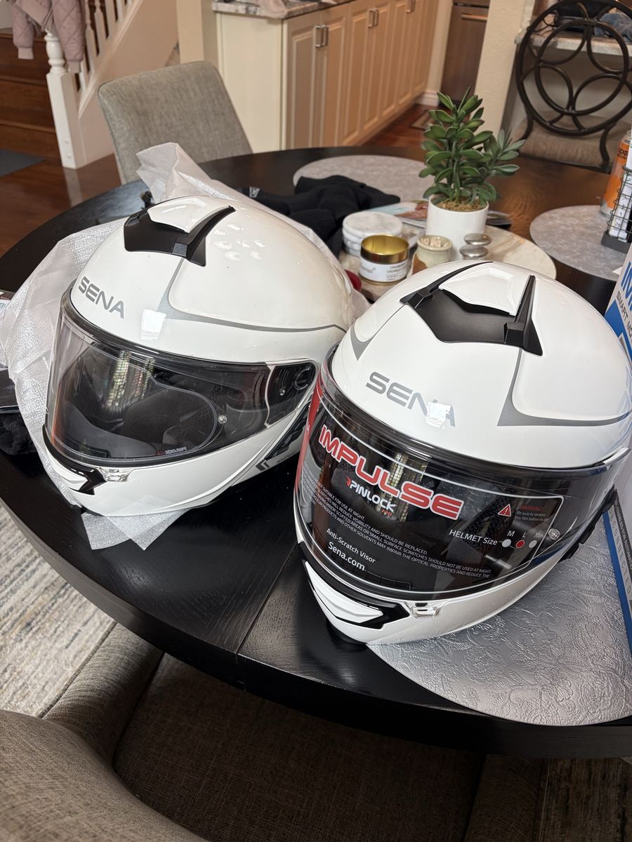 2 Sena Impulse Helmets Bnib