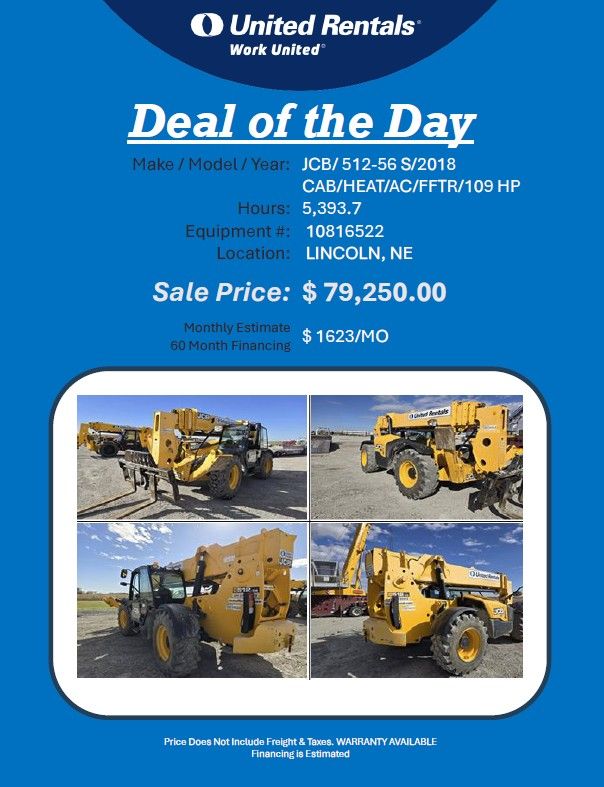 JCB 12K reach forklift