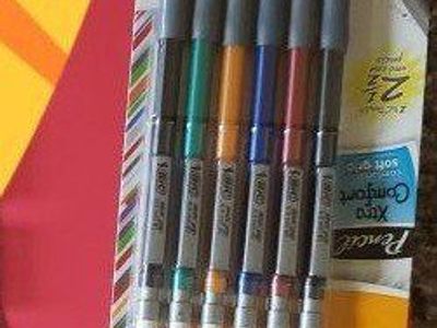 BIC Xtra Comfort Mechanical Pencils (6-pack) & lots of pens