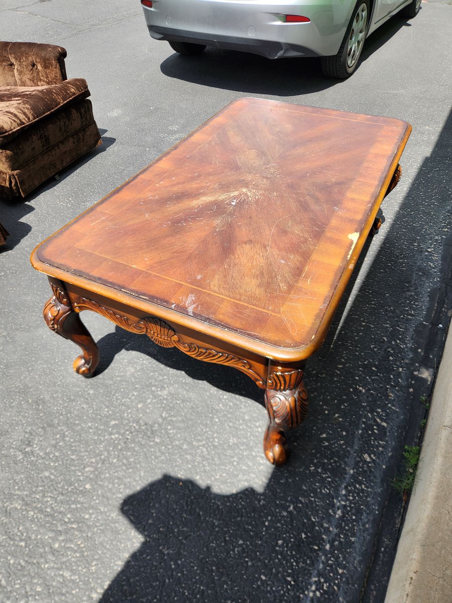 Antique Wooden Coffee Table