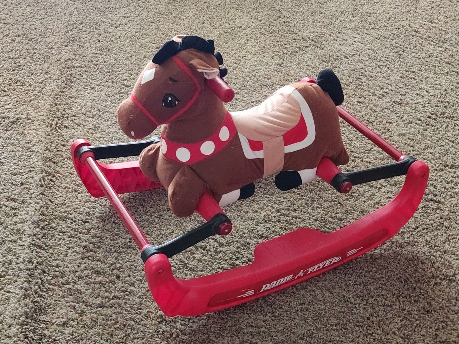 Radio Flyer Plush Toddler Rocking Horse