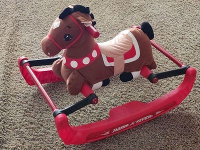 Radio Flyer Plush Toddler Rocking Horse