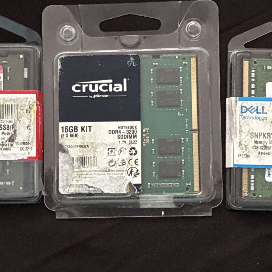 Memory Mods 3 packs 4 pieces