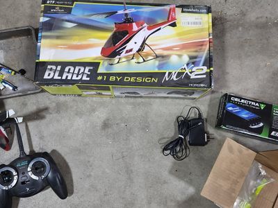 2 Blade mCX2 RTF RC Helicopter w/ Remote, Charger, & Spare Parts - Red/Black