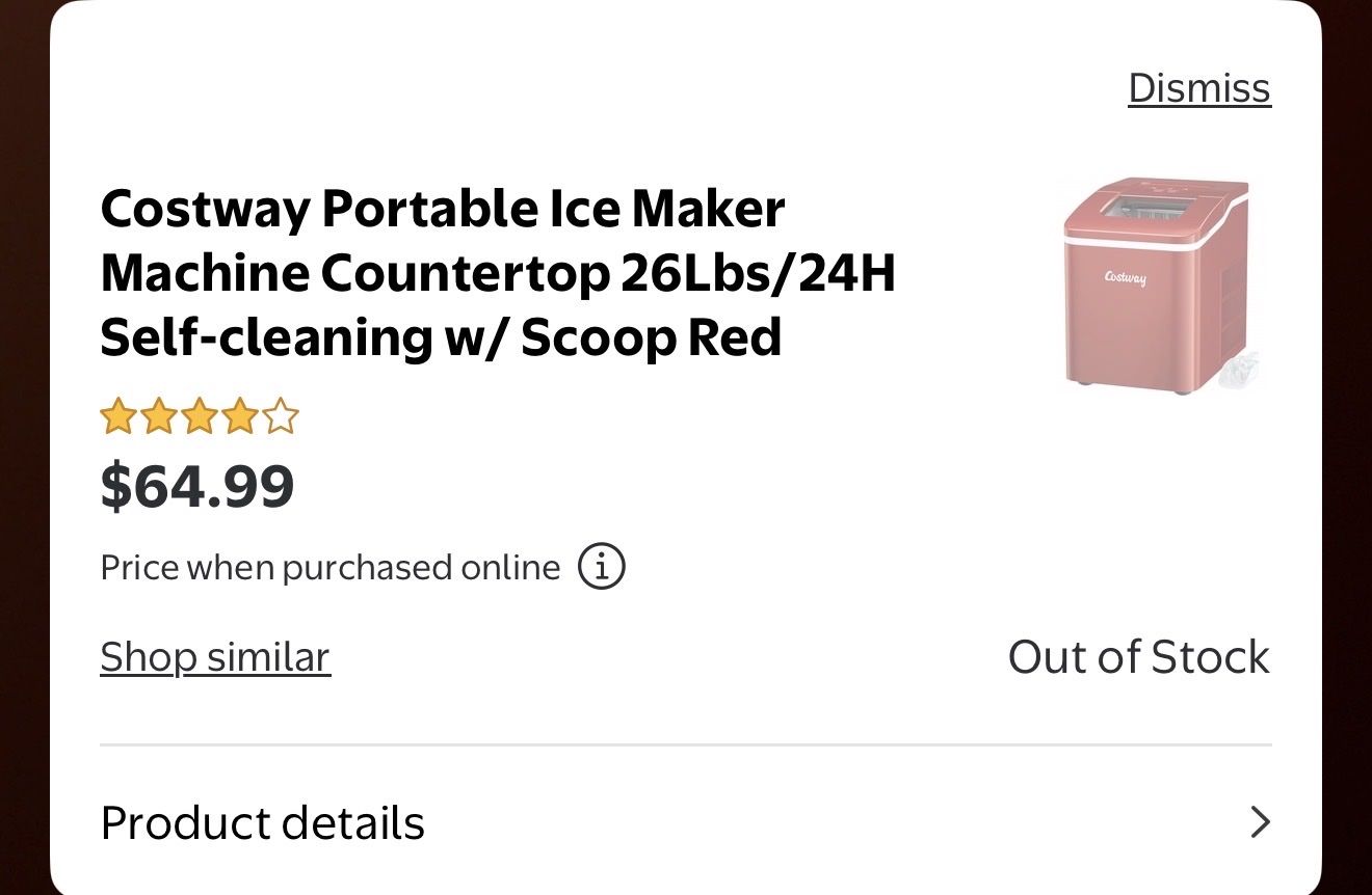 Portable ice maker