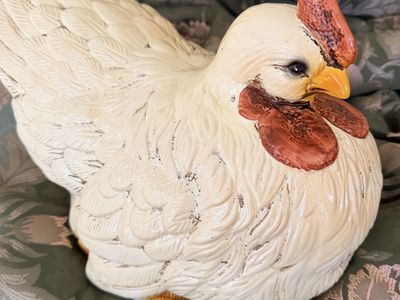 Gorgeous Roosting Hen Home Decor