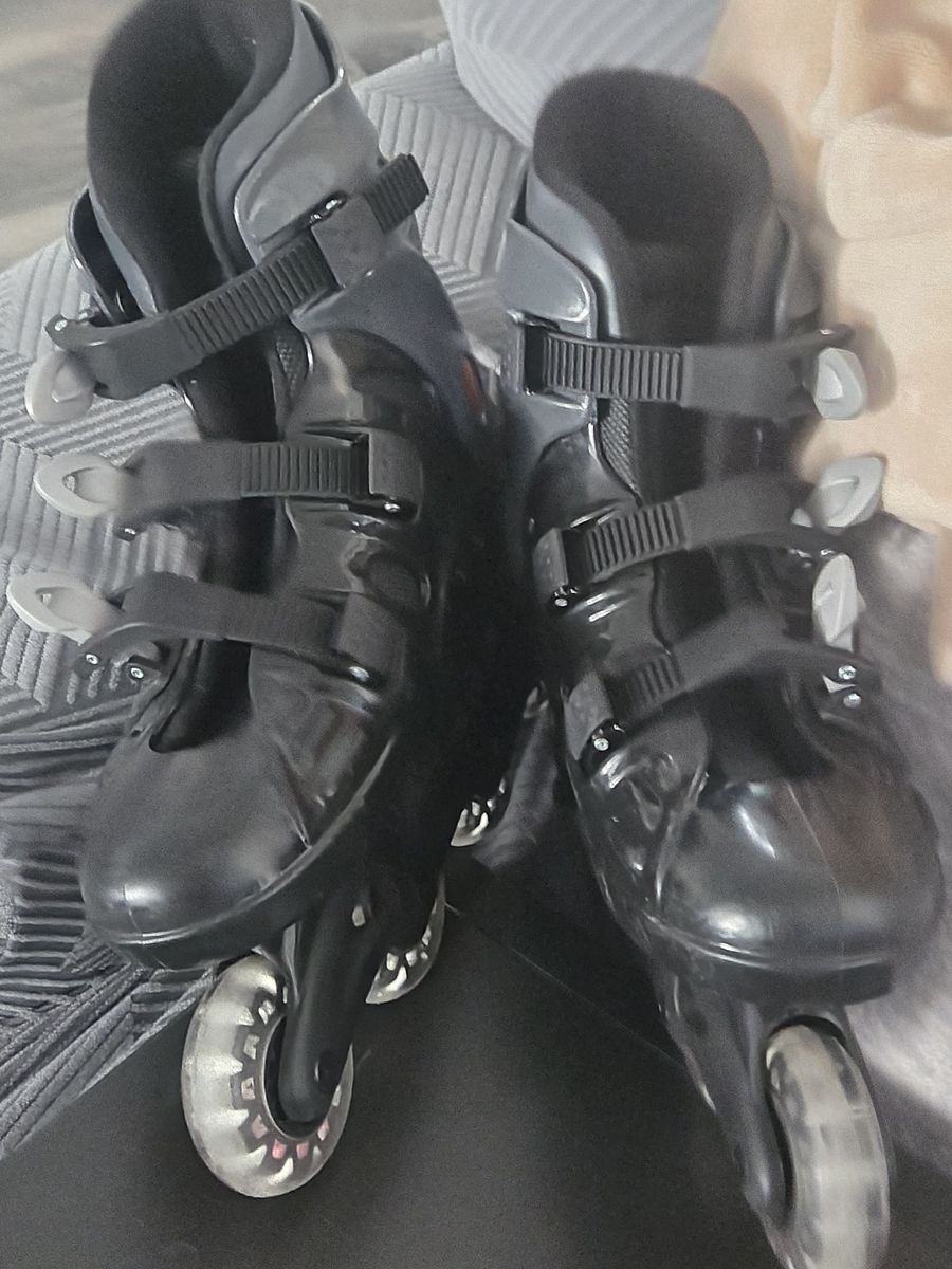DBX Inline Skates Mothership Wheels 76mm Black & Gray rollerblades Size L/9