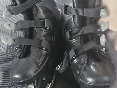 DBX Inline Skates Mothership Wheels 76mm Black & Gray rollerblades Size L/9