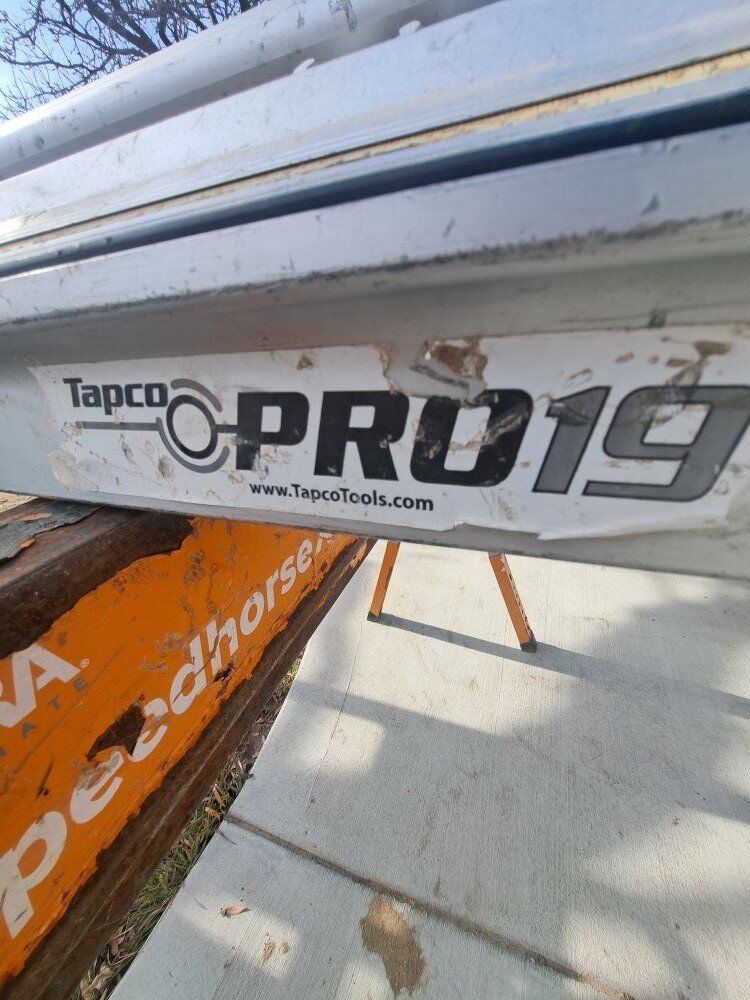 12' 6 " Tapco Pro 19. Bending brake