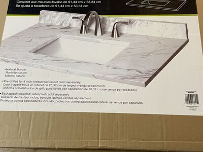 Marble Vanity Sink Top