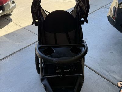 Baby Trend Expedition Jogger Stroller, Black - Durable, All-Terrain Baby Carrier