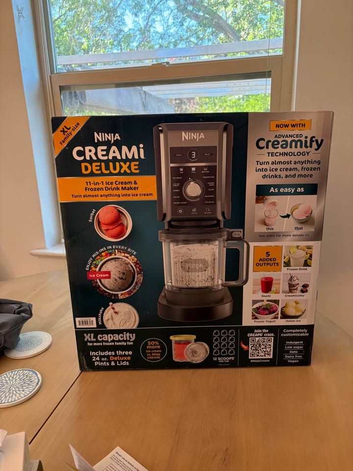 Ninja Creami Deluxe - Unused, Unopened