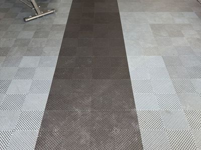 Swiss Trax flooring tiles