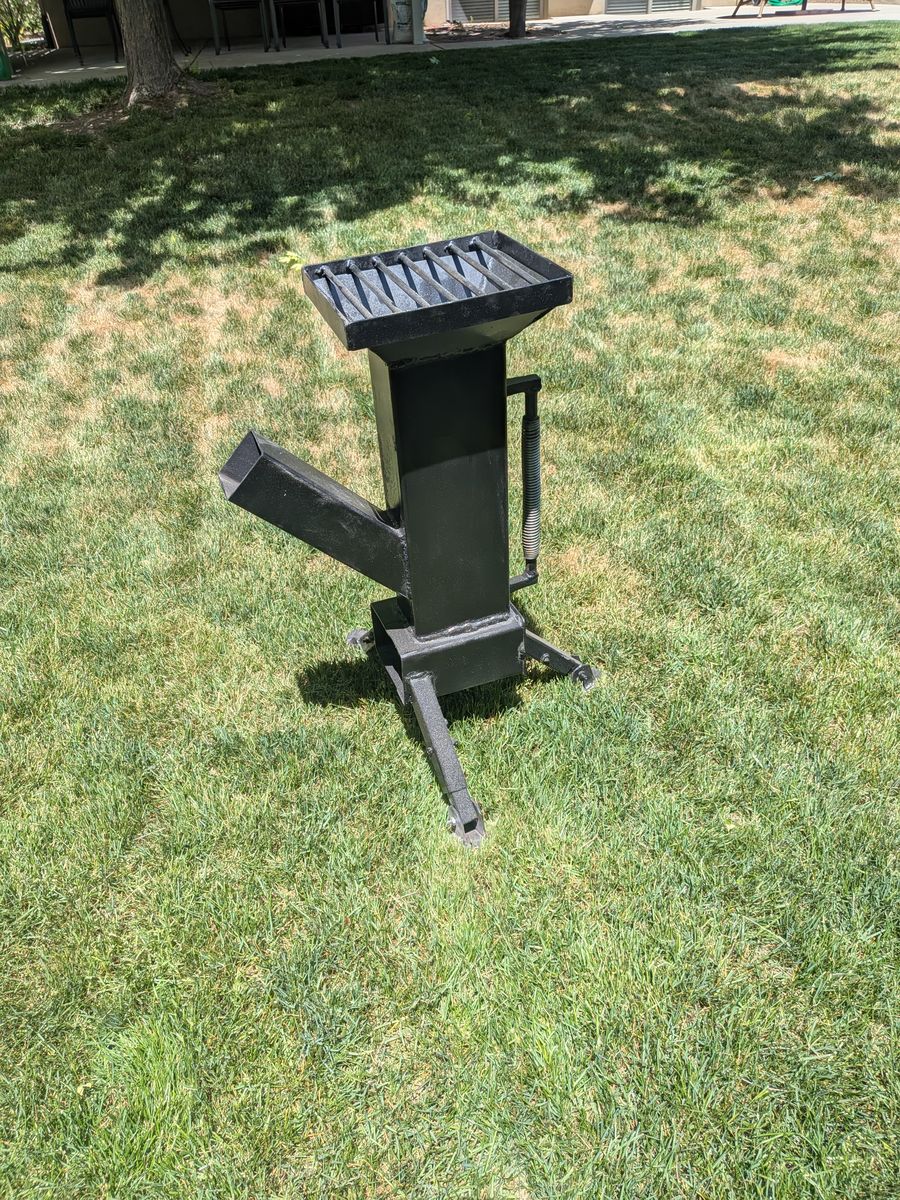 Wood fed Rocket stove