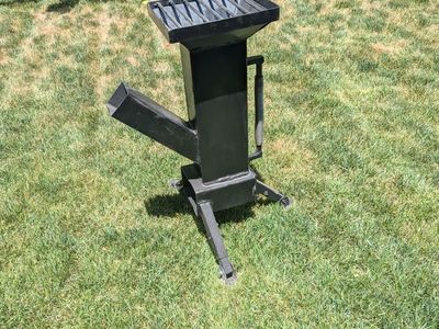 Wood fed Rocket stove