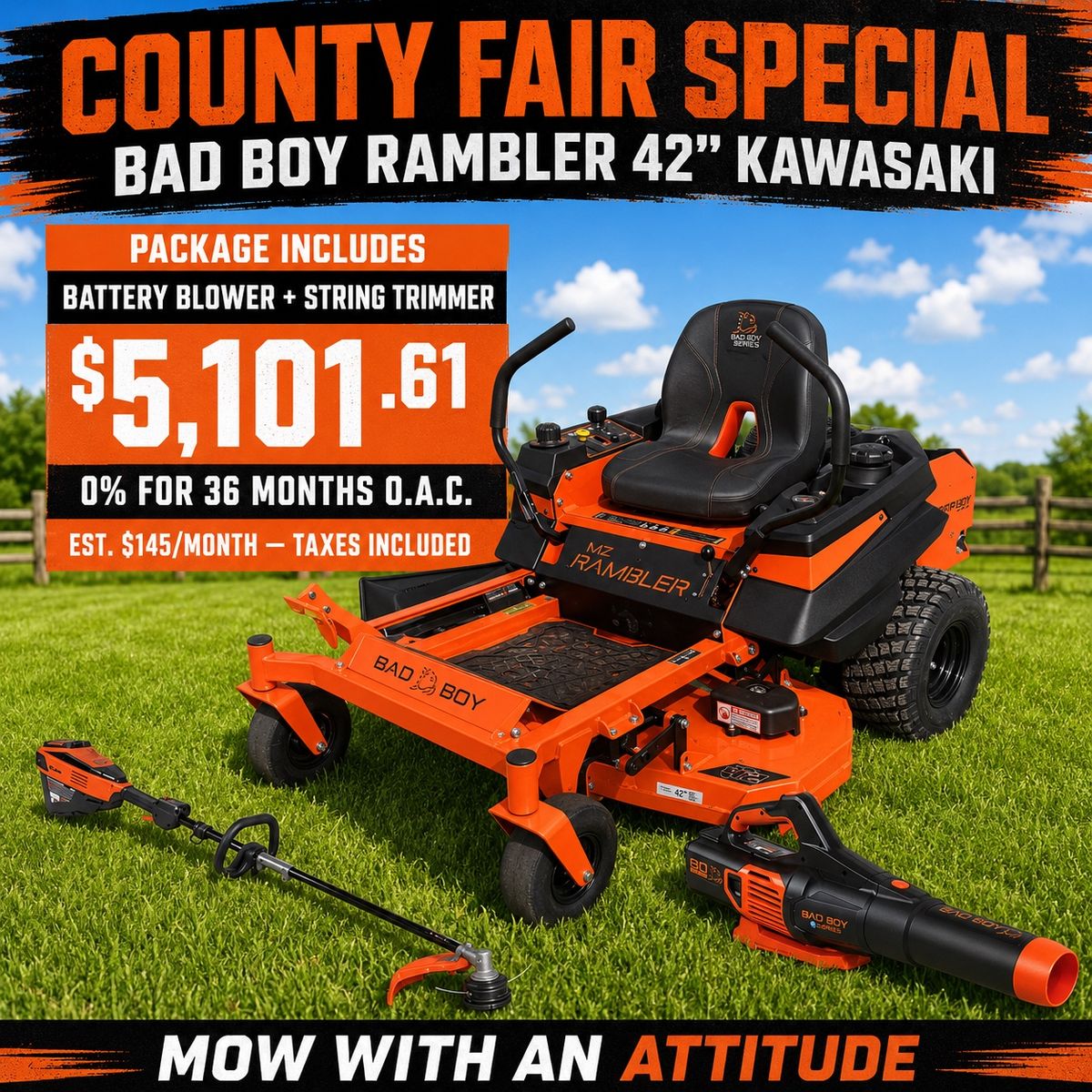 Bad Boy Rambler Fair Special!