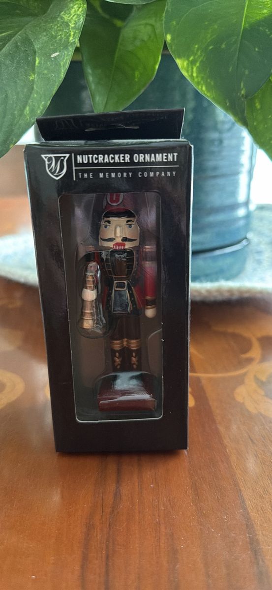 The Memory Company Nutcracker Ornament Utah Utes Mascot NCAA Football Team Collector's Item