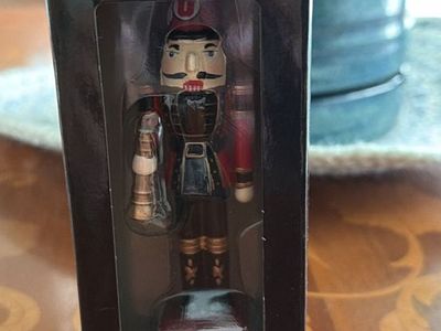 The Memory Company Nutcracker Ornament Utah Utes Mascot NCAA Football Team Collector's Item