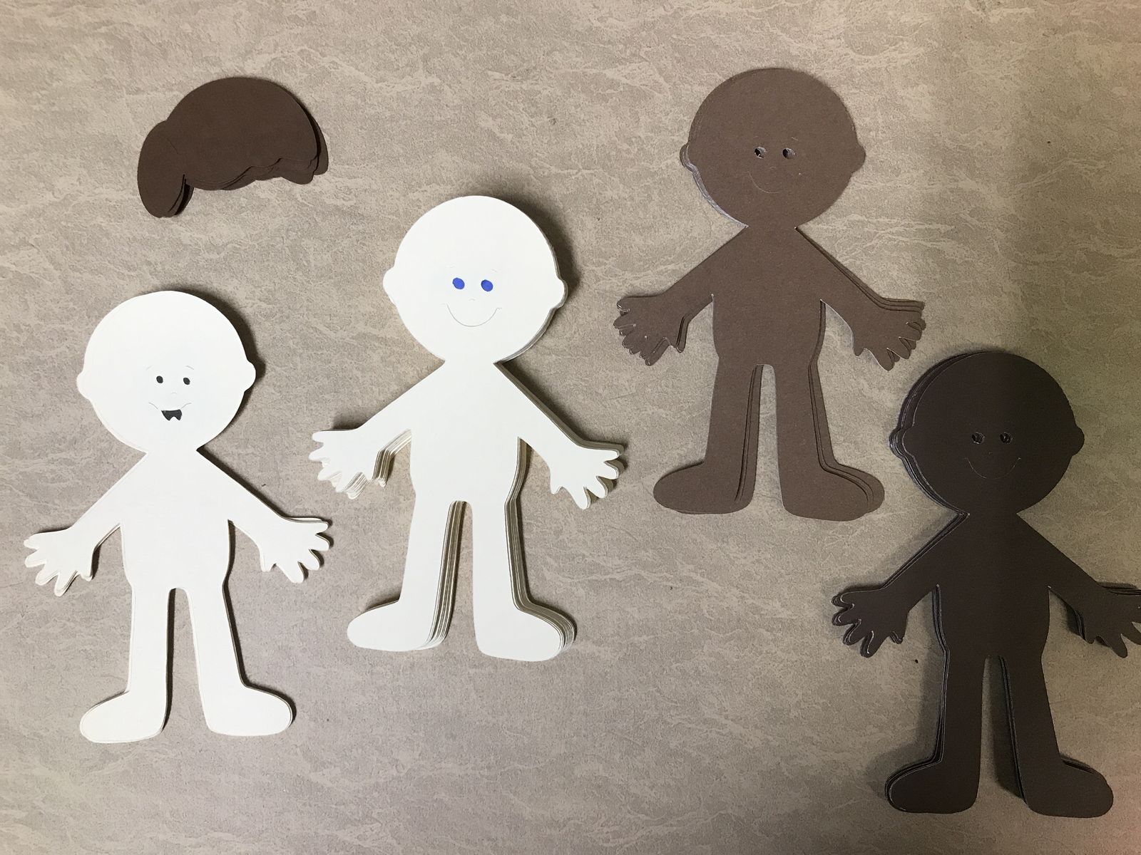 Sizzix Original Doll Body Boy Paper Doll Die Cuts Scrapbook Embellishment