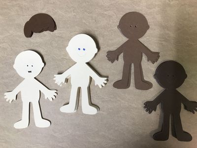 Sizzix Original Doll Body Boy Paper Doll Die Cuts Scrapbook Embellishment