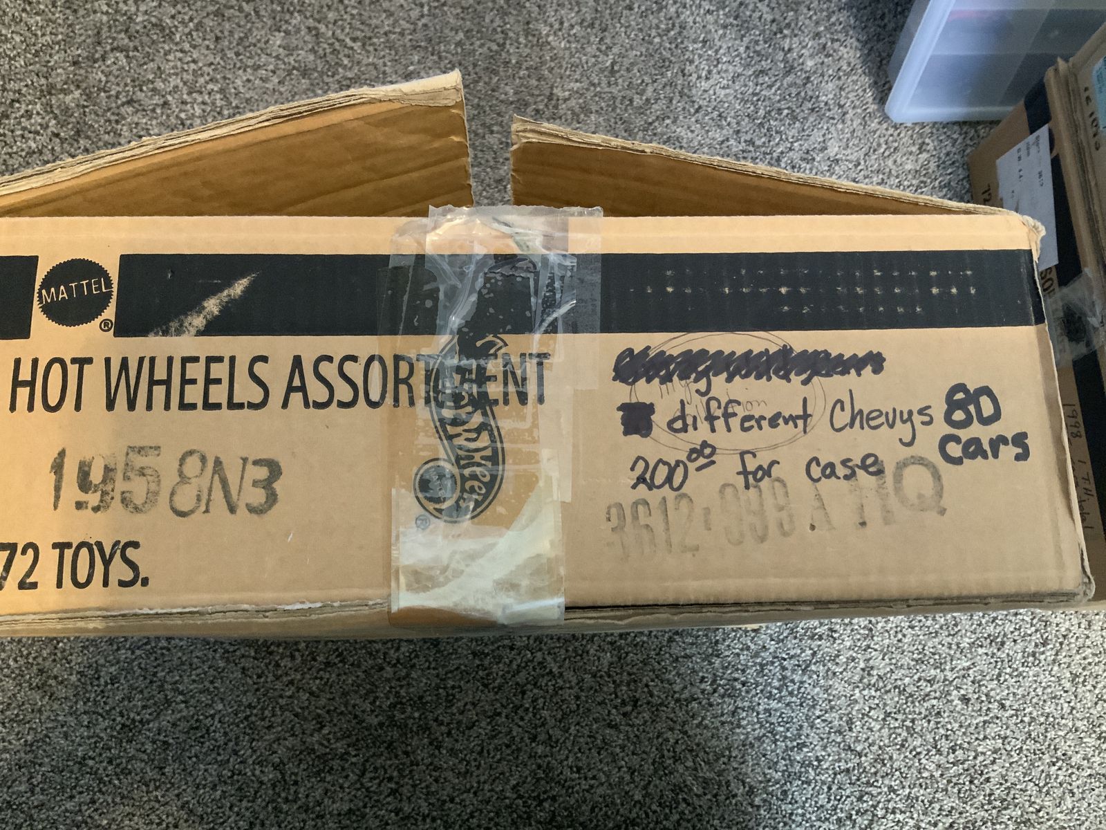Hot Wheels case of 80 different Chevys