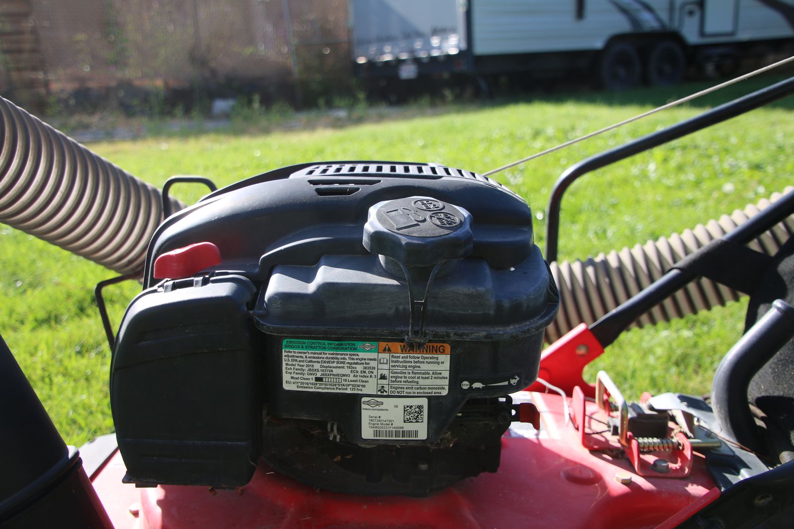Craftsman 24" Lawn Rake Wood Chipper - Leaf Vacuum & Mulcher