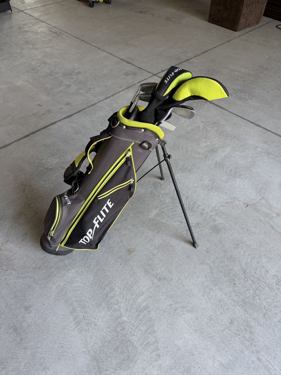 Top Flite Youth Golf Club Set - Complete Bag with Drivers & Irons, Excellent Condition
