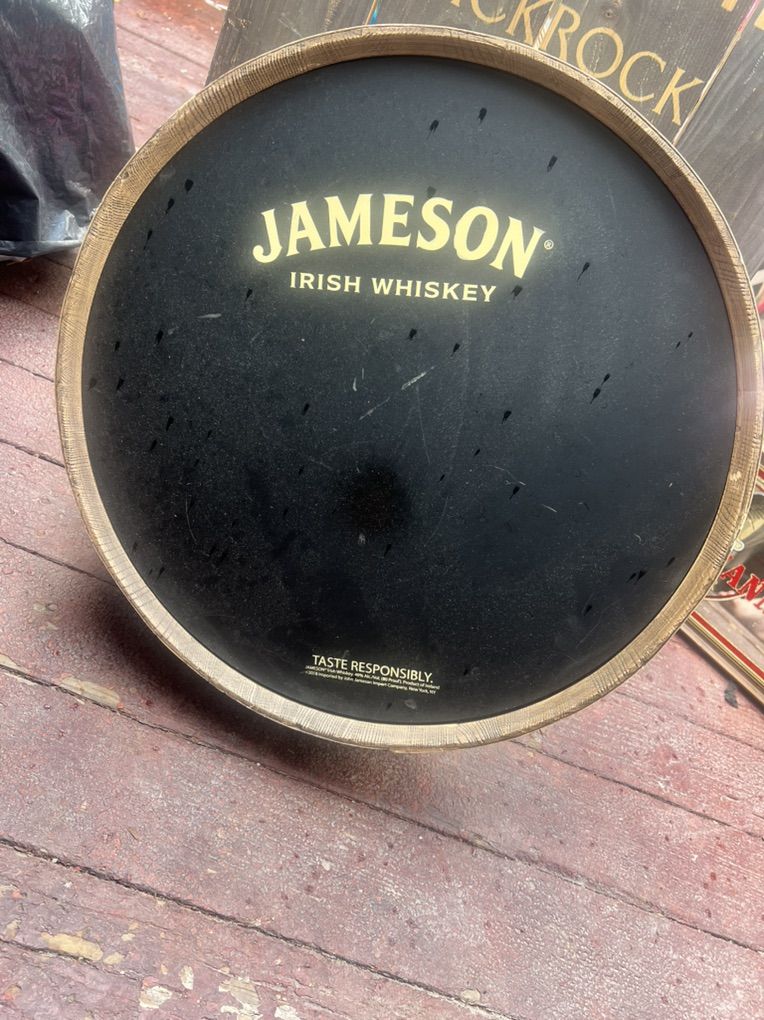 Jameson Barrel Chalkboard