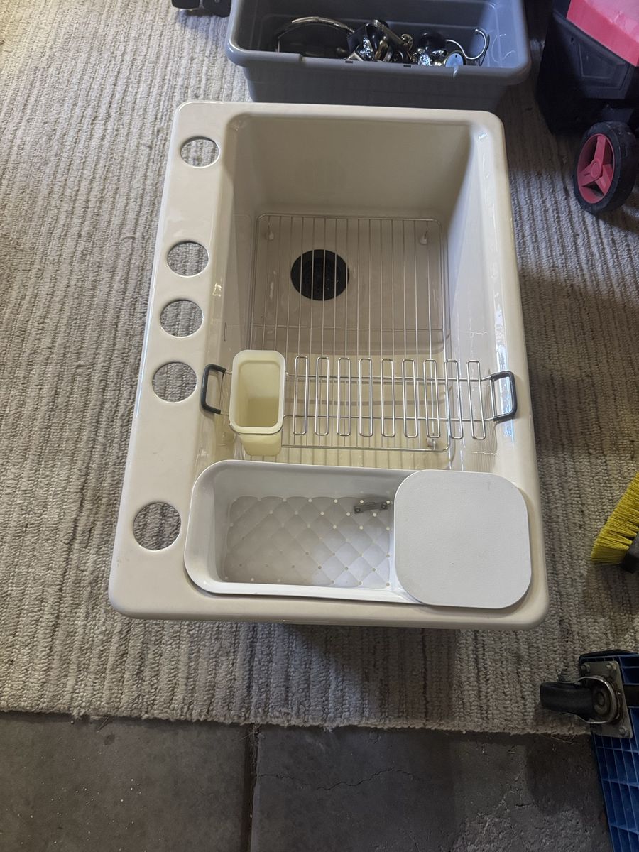 Kohler Riverby 33" Undermount Single Basin Enameled Cast Iron Workstation Kitchen Sink