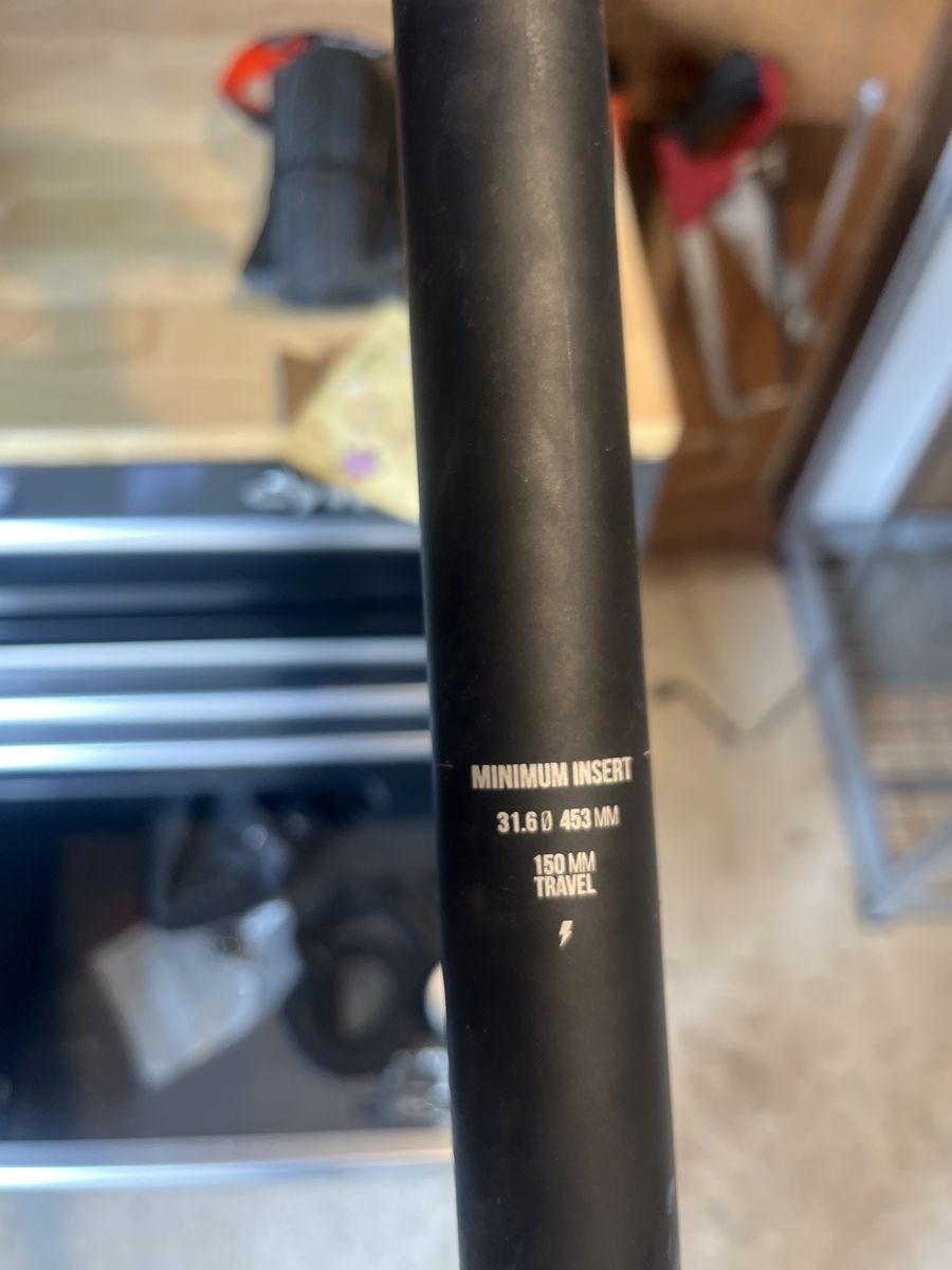 SDG (yt) PostMan Dropper  150mm 31.6  W/ Saddle