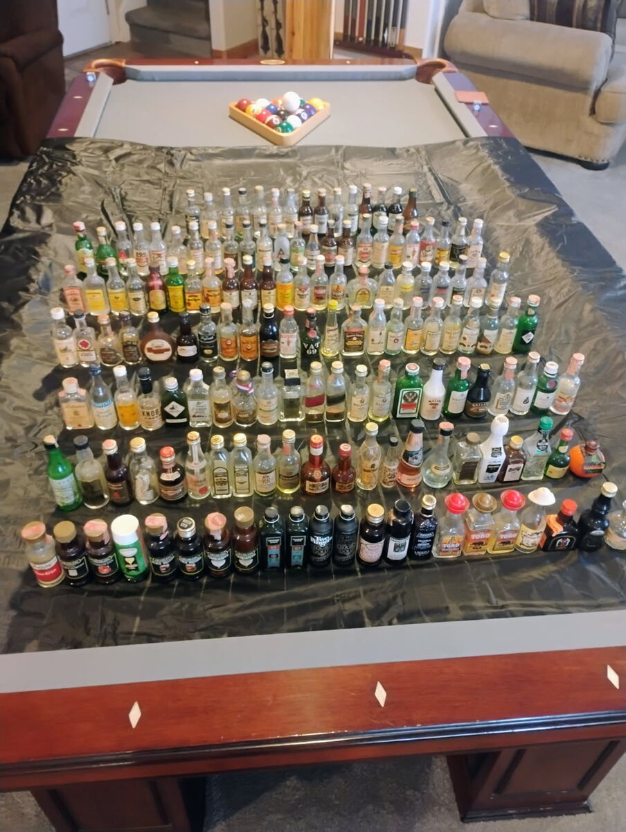 mini bottle collection