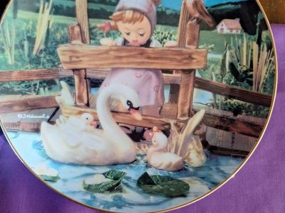M.I. Hummel "Little Tither" Collector Plate - 1989 First Edition, Goebel, Germany