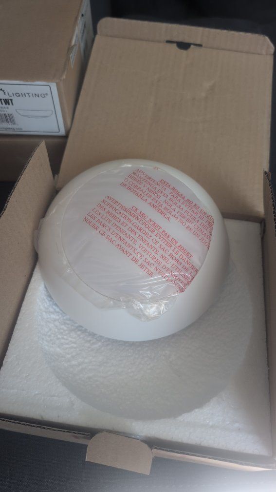 Maxim Lighting 87610WTWT Flush Mount LED Ceiling Light - White, qty = 3