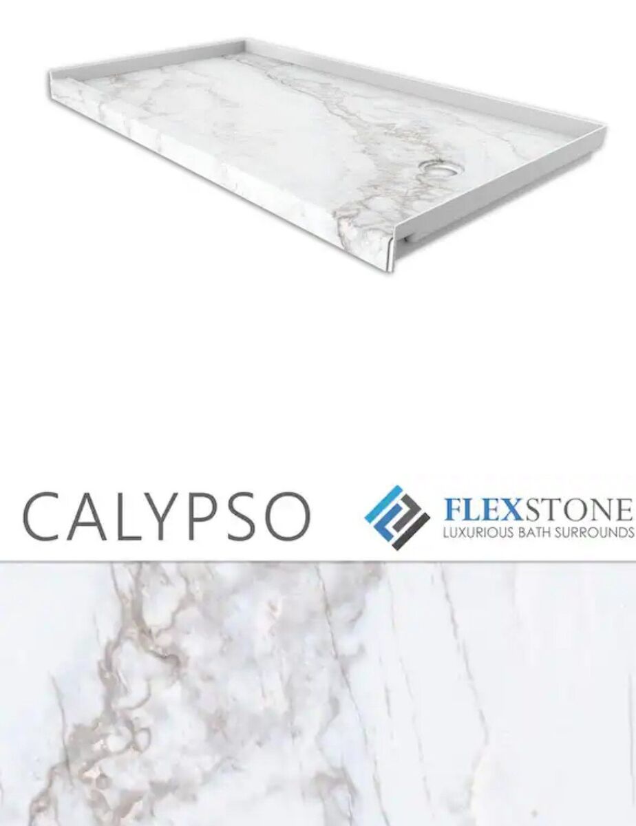 32" X 60" Shower Base Right hand drain