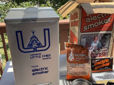 Vintage Little Chief Smoker 9800 never used in box.