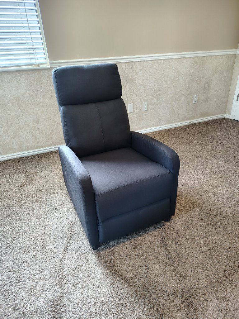 New Black Recliner