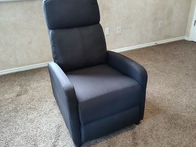 New Black Recliner