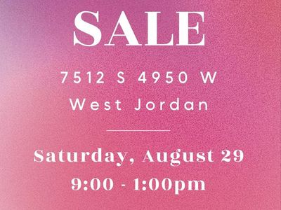 Yard Sale - West Jordan - Rain or Shine