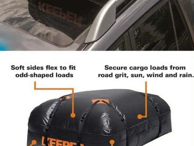 Keeper Waterproof Rooftop cargo bag,Cargo Carrier, heavy duty construction
